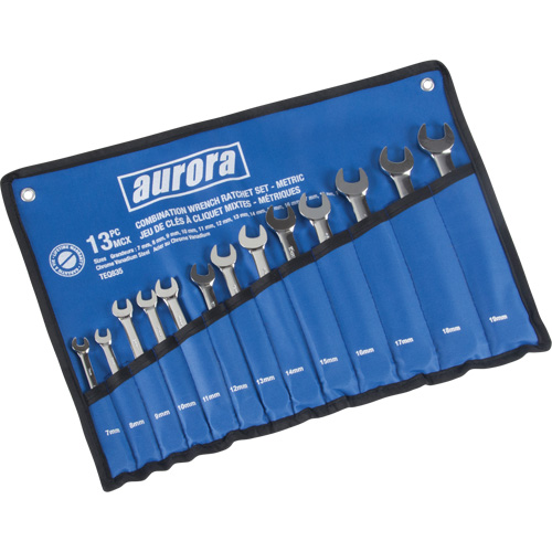 Fixed Head Wrench Set, Combination, 13 Pieces, Metric Les Fournitures Industrielles Méga