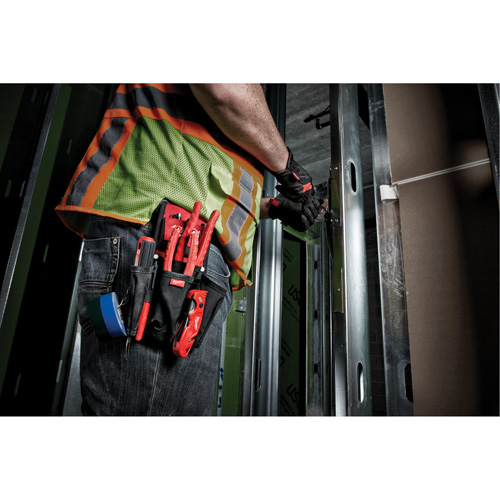 &eacute;tui utilitaire compact, Porte-outil multiple, Nylon, 7 Poches Les Fournitures Industrielles Méga