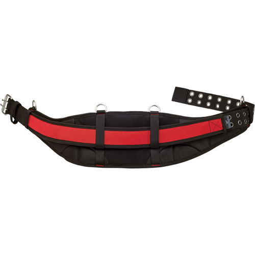 Ceinture de travail matelass&eacute;e, Nylon, Noir/Rouge Les Fournitures Industrielles Méga