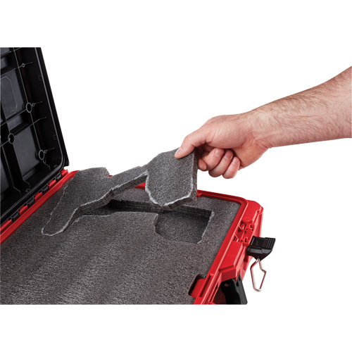 Packout Tool Case with Customizable Insert, 20-7/10" x 15-1/5" x 6-1/5", Black/Red Les Fournitures Industrielles Méga