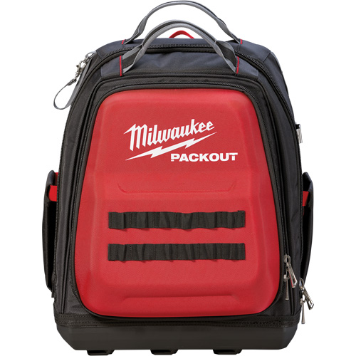 Sac &agrave; dos Packout, 15-3/4" lo x 11-4/5" la, Noir/Rouge, Balistique Les Fournitures Industrielles Méga