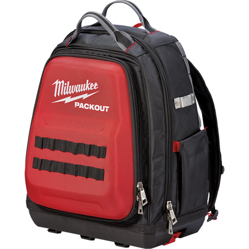 Sac &agrave; dos Packout, 15-3/4" lo x 11-4/5" la, Noir/Rouge, Balistique Les Fournitures Industrielles Méga