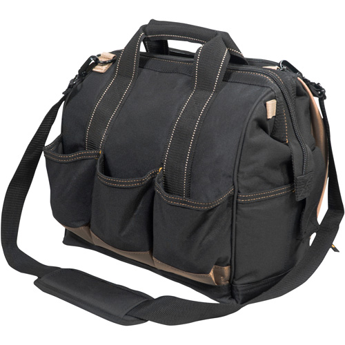 Multi-Compartment Tool Carrier, Polyester, 33 Pockets, Black Les Fournitures Industrielles Méga