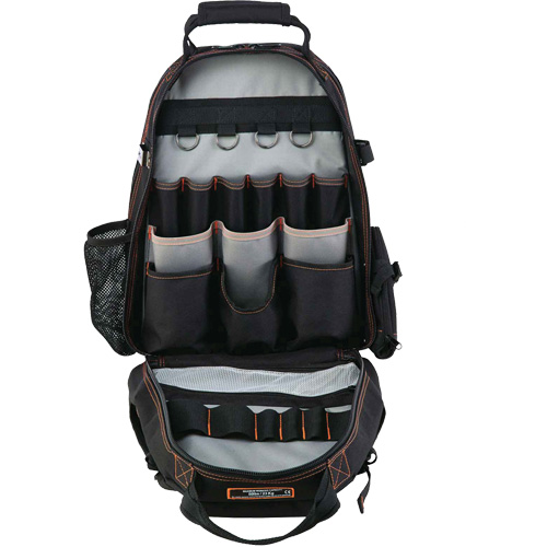 Sac &agrave; dos pour outils 5843 Arsenal, 13-1/2" lo x 8-1/2" la, Noir, Polyester Les Fournitures Industrielles Méga