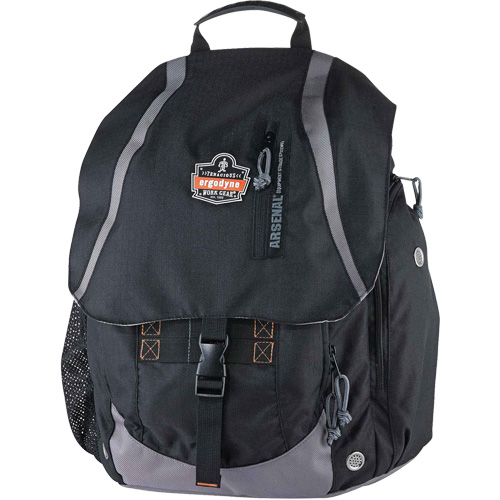 Arsenal&reg; 5143 Tool Backpack, 15" L x 8" W, Black, Polyester Les Fournitures Industrielles Méga