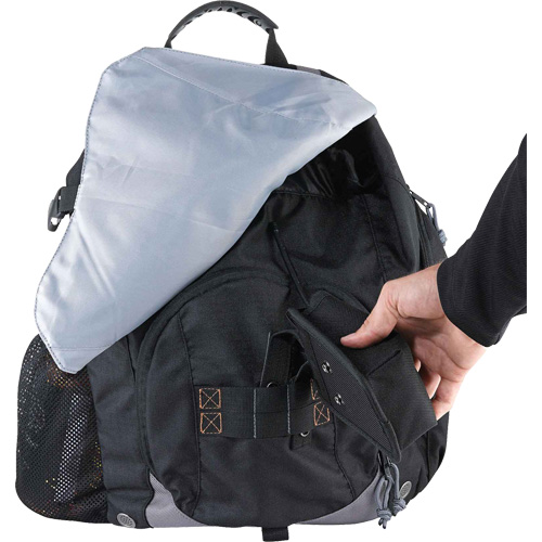 Arsenal&reg; 5143 Tool Backpack, 15" L x 8" W, Black, Polyester Les Fournitures Industrielles Méga