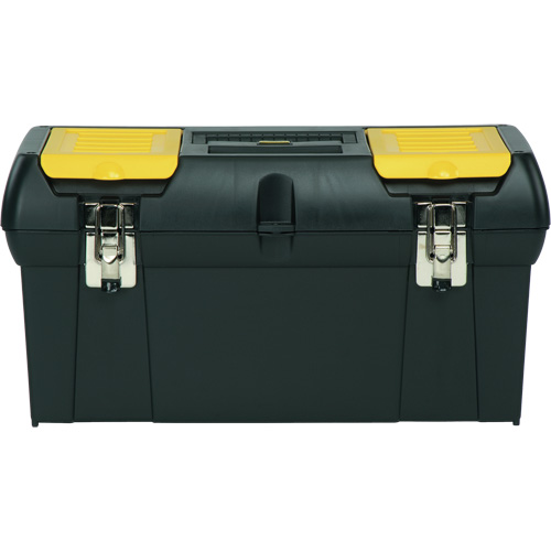 2000 Series Tool Box with Tray, 24" W x 11-1/4" D x 11" H, Black/Yellow Les Fournitures Industrielles Méga