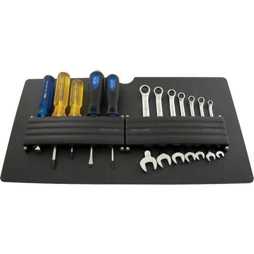 Panneau porte-outils de petite taille pour coffre &agrave; outils mobile Les Fournitures Industrielles Méga