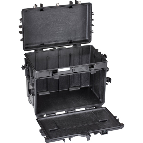 Military Mobile Tool Chest With Drawers, 22-4/5" W x 15" D x 18" H, Black Les Fournitures Industrielles Méga