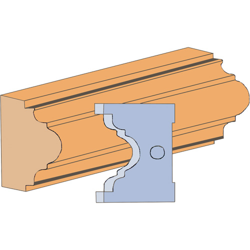 Fancy Cove Moulding Cutter Set Les Fournitures Industrielles Méga
