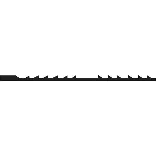 12 lames de scie &agrave; chantourner meul&eacute; avec pr&eacute;cision, Coupe spirale, 0,043" la x 5" lo, 10 dents par pouce Les Fournitures Industrielles Méga