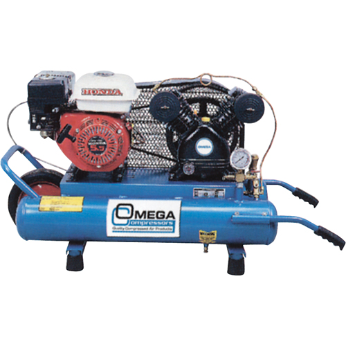 Contractor Series Air Compressors, Gas, 6.6 Gal. (8 US Gal), 125 PSI Les Fournitures Industrielles Méga