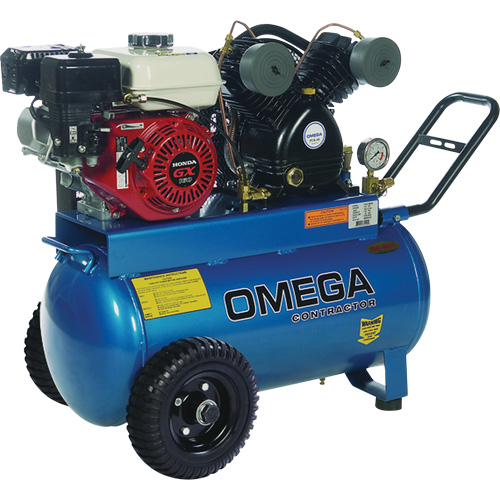Contractor Series Air Compressors, Gas, 16.6 Gal. (20 US Gal), 125 PSI Les Fournitures Industrielles Méga