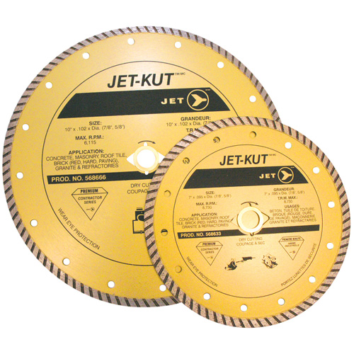 Lame diamant Turbo de premi&egrave;re qualit&eacute; JET-KUT Les Fournitures Industrielles Méga