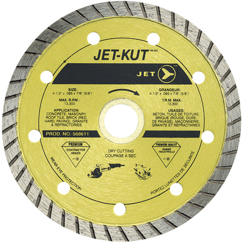 JET-KUT Premium Turbo Diamond Blade Les Fournitures Industrielles Méga