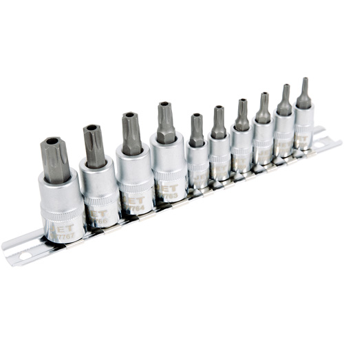 SS1438-10TB 10-Piece 1/4" & 3/8" Drive Tamperproof TORX&reg; Bit Socket Set Les Fournitures Industrielles Méga