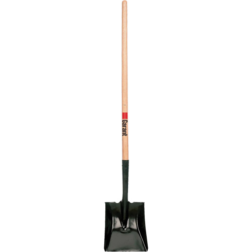 Pelle carr&eacute;e, Bois, Lame Acier durci, Manche en Droit, Longueur 42" Les Fournitures Industrielles Méga
