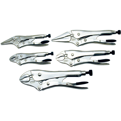 LPS-5 Super Heavy-Duty Locking Pliers Se, 5 Pieces Les Fournitures Industrielles Méga
