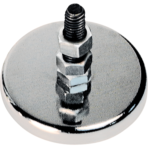 Aimants ronds &agrave; profil bas, dia. 2-5/8", Force de 41  lb Les Fournitures Industrielles Méga