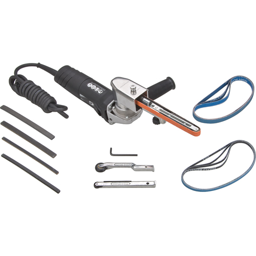 Electric Dynafile&reg; II  Abrasive Belt Machines, 1/8" - 3/4" Les Fournitures Industrielles Méga