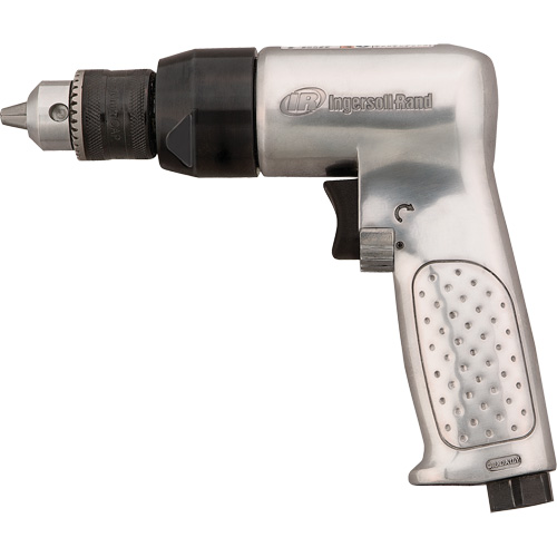 Perceuse pneumatique &agrave; angle droit, 4 pi³/min, 1/4" NPTF, 94 dBA, 3/8" mandrin, Avec cl&eacute; Les Fournitures Industrielles Méga