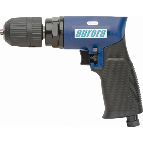 Perceuses r&eacute;versibles pneumatiques 3/8", 4 pi³/min, 1/4" NPT, 88 dBA, 3/8" mandrin Les Fournitures Industrielles Méga