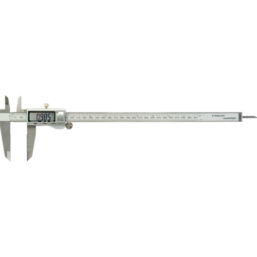 Pieds &agrave; coulisse num&eacute;riques & &eacute;lectroniques, R&eacute;solution de 0,001" (0,03 mm), 0" - 12" (0 mm - 300 mm) gamme de mesure Les Fournitures Industrielles Méga