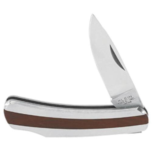 Pocket Knife with Drop Point Blade, 2-1/4" Blade, Stainless Steel Blade, Stainless Steel Handle Les Fournitures Industrielles Méga