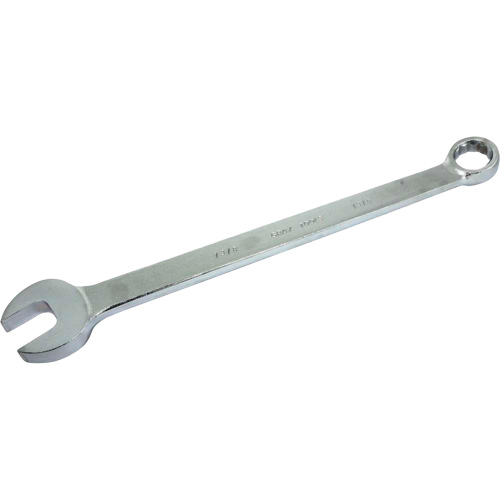 SAE Flat Shank Wrench, 12 Point, 1-3/8", Chrome Finish Les Fournitures Industrielles Méga