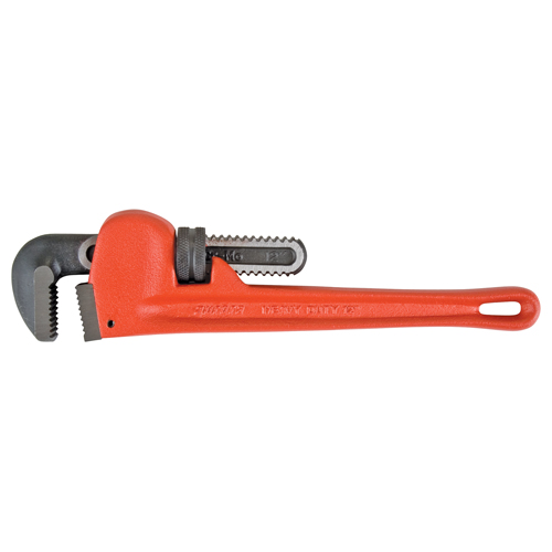Pipe Wrench, 2" Jaw Capacity, 12" Long, Powder Coated Finish Les Fournitures Industrielles Méga