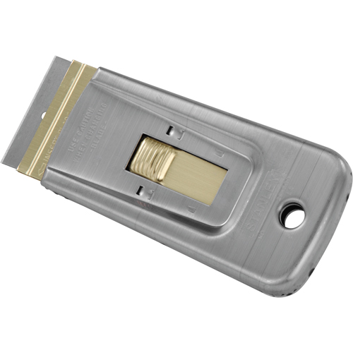 LAME,RASOIR,GRATTOIR,4", Largeur 1-3/4", Manche M&eacute;tal Les Fournitures Industrielles Méga