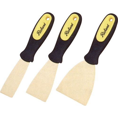 Stiff Wall Scrapers, 2", Brass Blade Les Fournitures Industrielles Méga