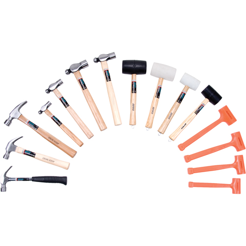 Ultimate Hammer Set, 15 Pieces Les Fournitures Industrielles Méga