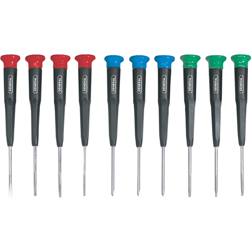 Ensembles de mini tournevis, 10 mcx Les Fournitures Industrielles Méga