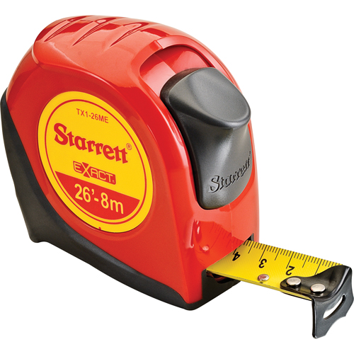 Control Series Measuring Tape, 1" x 26', 1/16" Graduations Les Fournitures Industrielles Méga