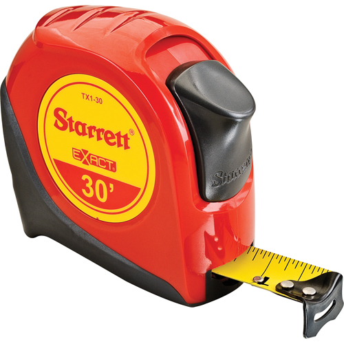 Ruban &agrave; mesurer Autolock, 1" x 30', Marques de goujon 1/16" Les Fournitures Industrielles Méga