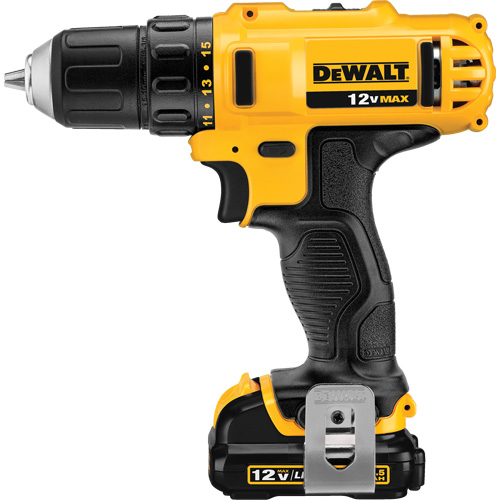 Ensemble perceuse/visseuse max, Lithium-ion, 12 V, Mandrin 3/8", Couple 189 UWO Les Fournitures Industrielles Méga