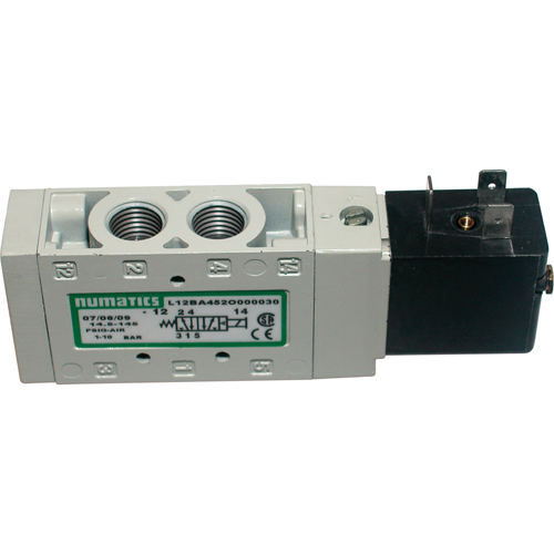 &eacute;lectrovannes pilotes &agrave; 5 voies 2 positions et 4 voies, Tuyau de 1/4", 150 psi Les Fournitures Industrielles Méga