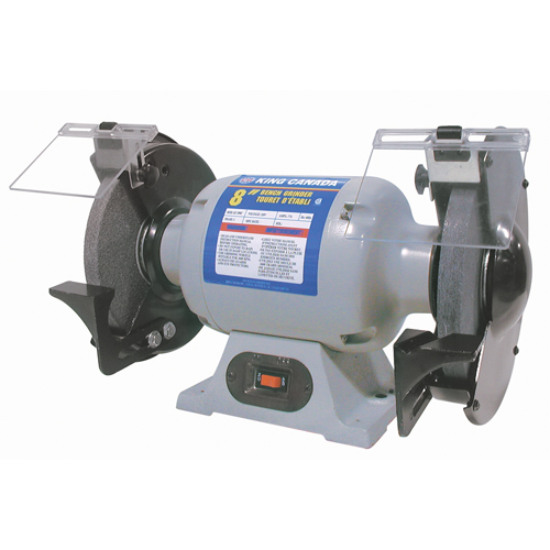 Bench Grinders, 8" Wheel Diameter, 1-1/2 HP, 3450 RPM Les Fournitures Industrielles Méga