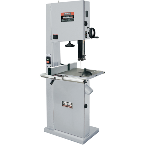Scies &agrave; ruban de 17" pour bois avec guide &agrave; d&eacute;doublement, Vertical, 220 V Les Fournitures Industrielles Méga