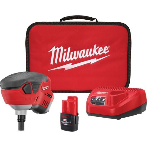 M12 Cordless Palm Nailer Kit, 12 V, Lithium-Ion Les Fournitures Industrielles Méga