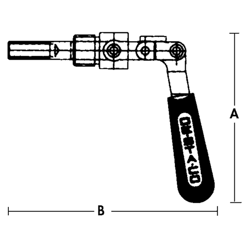 Crampons articul&eacute;s droits - S&eacute;rie 601, Capacit&eacute; de 5/8" (15,875 mm), Force de serrage de 100 lb Les Fournitures Industrielles Méga