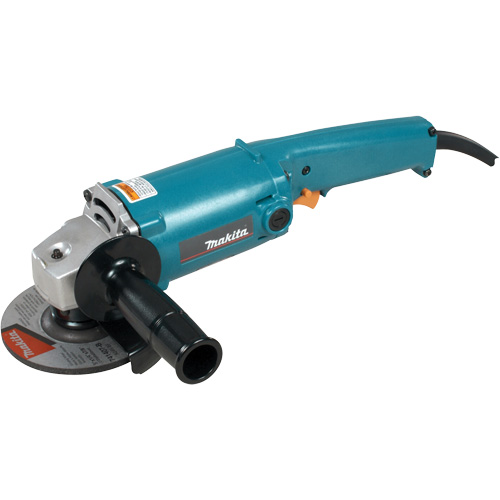 Meuleuse angulaire avec g&acirc;chette de s&eacute;curit&eacute; CA/CC &agrave; deux niveaux, 5", 120 V, 10 A, 12 000 Tr/min Les Fournitures Industrielles Méga
