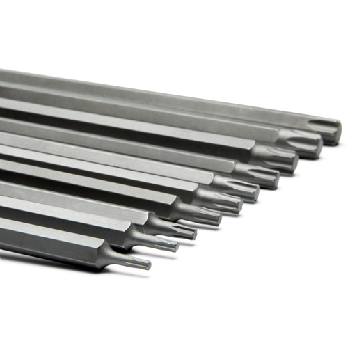 Jeu de douilles longues, Torx, Prise 1/4"/3/8", 10 mrcx Les Fournitures Industrielles Méga