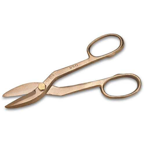 Cisailles pour feuilles m&eacute;talliques, Longueur de coupe de 3", Coupe Droit Les Fournitures Industrielles Méga