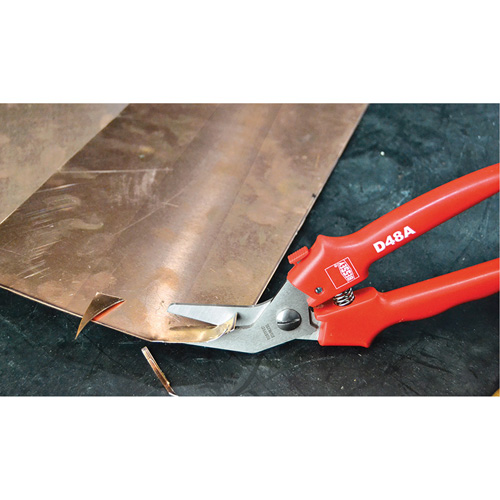 Offset Multi-Purpose Snips, 1-5/8" Cut Length, Straight Cut Les Fournitures Industrielles Méga