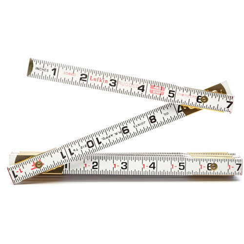 Folding Wood Rule, 6' L, Wood, 1/6" Graduations Les Fournitures Industrielles Méga