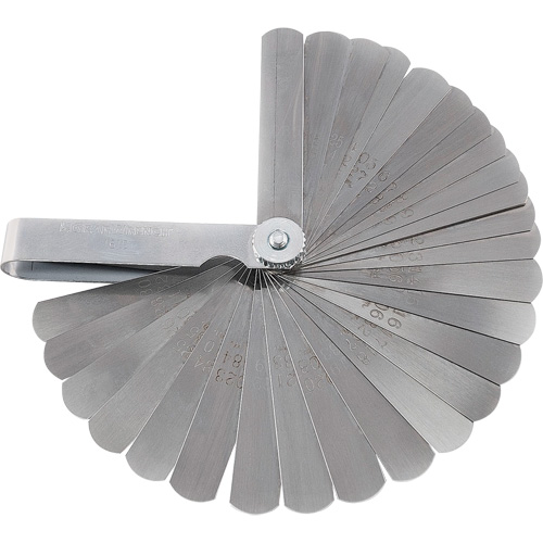 32 Blade Deluxe SAE/Metric Feeler Gauge Les Fournitures Industrielles Méga