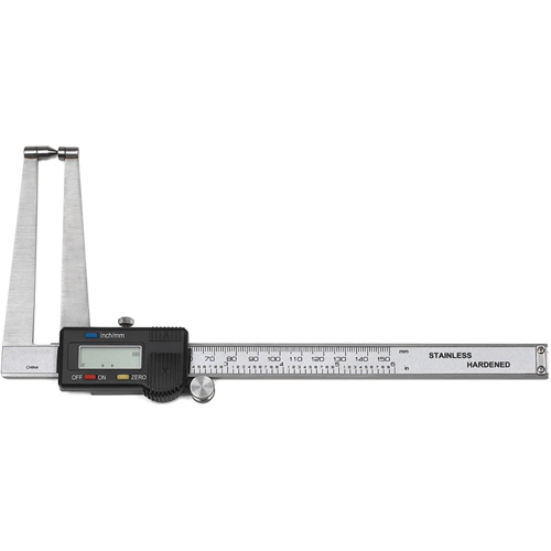Digital SAE/Metric Brake Rotor Gauge Les Fournitures Industrielles Méga