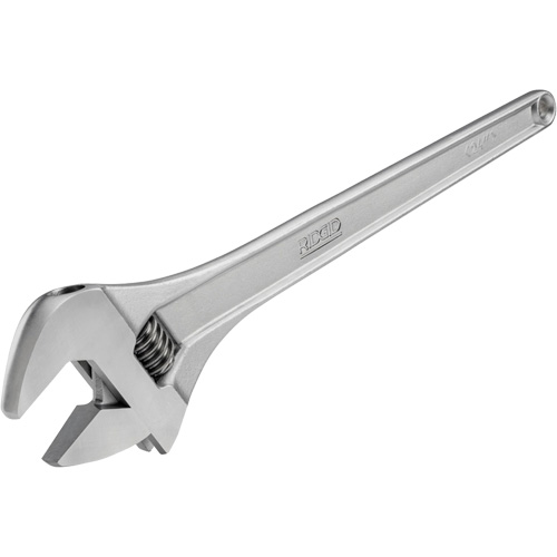 Adjustable Wrench, 6" L, 3/4" Max Width, Chrome Les Fournitures Industrielles Méga
